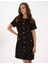 Kadın Siyah Regular Fit Dokuma Elbise 50318234-VR046 2