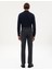 Erkek Lacivert Slim Fit Kumaş Pantolon 50313641-VR033 4
