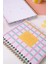Kareli Ajanda Süresiz Planlayıcı 19x21 cm 224 Sayfa Şık Tasarım 6