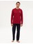 Erkek Bordo Pijama Takımı 50322635-900 1