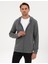 Erkek Antrasit Melanj Regular Fit Örme Hırka 50317656-VR081 1