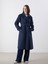 Yeni Sezon Kruvaze Yaka Oversize Kadın Trençkot 1