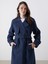 Yeni Sezon Kruvaze Yaka Oversize Kadın Trençkot 2