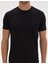 Erkek Siyah Slim Fit Basic Tişört 50320102-VR046 6
