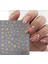Altın Çiçek Tırnak Süsleme Stickerı Nail Art Süslemeleri 1