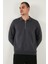 Pamuklu Regular Fit Yarım Fermuarlı 2'li Paket Polo Yaka Sweat Erkek Sweat 5905789S2 2