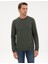Erkek Koyu Haki Regular Fit Sweatshirt 50313944-VR111 1
