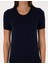 Kadın Lacivert Slim Fit Triko Tişört 50316341-VR033 6