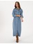 Kadın Mavi Comfort Fit Jean Elbise 50308538-VR036 3