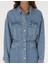 Kadın Mavi Comfort Fit Jean Elbise 50308538-VR036 5