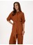 Kadın Tarçın Oversize Uzun Kollu Gömlek 50309964-VR191 3