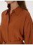 Kadın Tarçın Oversize Uzun Kollu Gömlek 50309964-VR191 7
