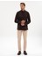 Erkek Koyu Kahverengi Regular Fit Örme Gömlek 50311692-VR084 4