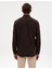 Erkek Koyu Kahverengi Regular Fit Örme Gömlek 50311692-VR084 5