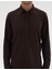 Erkek Koyu Kahverengi Regular Fit Örme Gömlek 50311692-VR084 6