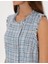 Kadın Mavi Slim Fit Dokuma Elbise 50313249-VR036 6