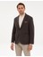 Erkek Kahverengi Slim Fit Ceket 50317671-VR029 3