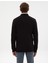 Erkek Siyah Slim Fit Fermuarlı Triko Hırka 50317341-VR046 5