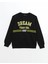 Yeni Sezon Bisiklet Yaka Baskılı Kız Çocuk Sweatshirt 1