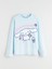 Yeni Sezon Bisiklet Yaka Cinnamoroll Baskılı Kız Çocuk Pijama Takımı 2