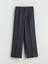 Yeni Sezon Geniş Paça Pileli Kadın Pantolon 5