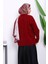 Bordo Bisiklet Yaka Angora Yumoş Hırka 4