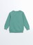 Yeni Sezon Bisiklet Yaka Baskılı Kız Bebek Sweatshirt 3