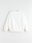 Yeni Sezon Bisiklet Yaka Stitch ve Angel Baskılı Kız Çocuk Sweatshirt 2