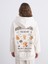 Yeni Sezon Baskılı Oversize Kadın Kalın Hoodie 4