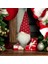 Yaşlı Kırmızı Renk Noel Şans Cücesi 15 cm Peluş Iskandinav Tarz Bebek 1