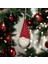 Yaşlı Kırmızı Renk Noel Şans Cücesi 15 cm Peluş Iskandinav Tarz Bebek 4