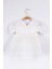 Beyaz Kısa Kollu Fisto Bluzlu Tül Etekli Kız Çocuk Elbise - Marcia 11