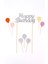 Gümüş Happy Birthday Balon Pasta Süsü 6