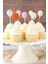 Gümüş Happy Birthday Balon Pasta Süsü 9