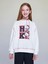 Yeni Sezon Bisiklet Yaka Hello Kitty Baskılı Kız Çocuk Sweatshirt 1