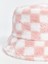 Yeni Sezon Ekose Desenli Kız Çocuk Bucket Şapka 3