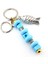 Orjinal Murano Cam Nazar Boncuklu Çanta Süsü Balık Charm Anahtarlık KY060 2