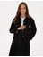Kadın Siyah Crop Top Ceket 50310060-VR046 3
