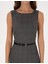 Kadın Antrasit Slim Fit Dokuma Elbise 50313179-VR006 5