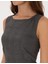 Kadın Antrasit Slim Fit Dokuma Elbise 50313179-VR006 6