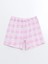 Yeni Sezon Beli Lastikli Barbie Baskılı Kız Çocuk Pijama Şort 1