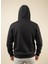 Erkek Oversize Baskılı Kapüşonlu Pamuklu Sweatshirt, 3 Iplik Içi Polarlı Şardonlu Kalın Kışlık Sweat 2