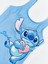 Yeni Sezon Stitch Baskılı Kız Çocuk Mayo 3