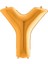 Y Harf Supertrend Altın Folyo Balon 40" 2