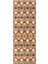Affori Geometrik Multi Polyester ve Pamuklu Yıkanabilir Kaydırmaz Taban Dijital Baskı Halı 3