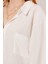 Basic Oversize Beyaz Gömlek 3