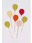 Altın Happy Birthday Balon Pasta Süsü 6