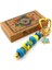 Sarı Mavi Murano Cam Nazar Boncuklu Çanta Süsü Fil Charm Anahtarlık KY057 1