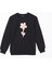 Yeni Sezon Bisiklet Yaka Kız Çocuk Sweatshirt 1