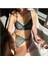 Koyu Yeşil Dantelli Brode Iç Çamaşır Takımı Bralette (Balenli Sütyen &tanga) 1